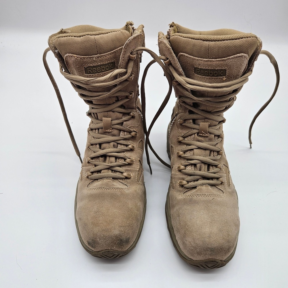 Reebok Men's Tan Tactical Steel Toe Boots